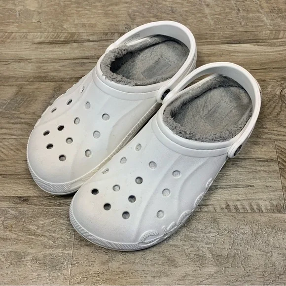 CROCS Classic Clogs Faux Fur Lined Slingback Unisex - Picture 2 of 11